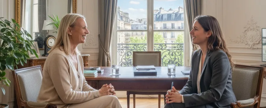 Professionnel en session de coaching de carrière au Luxembourg